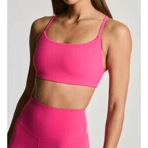 NEW YEAR OF OURS studio racer bralette in magenta